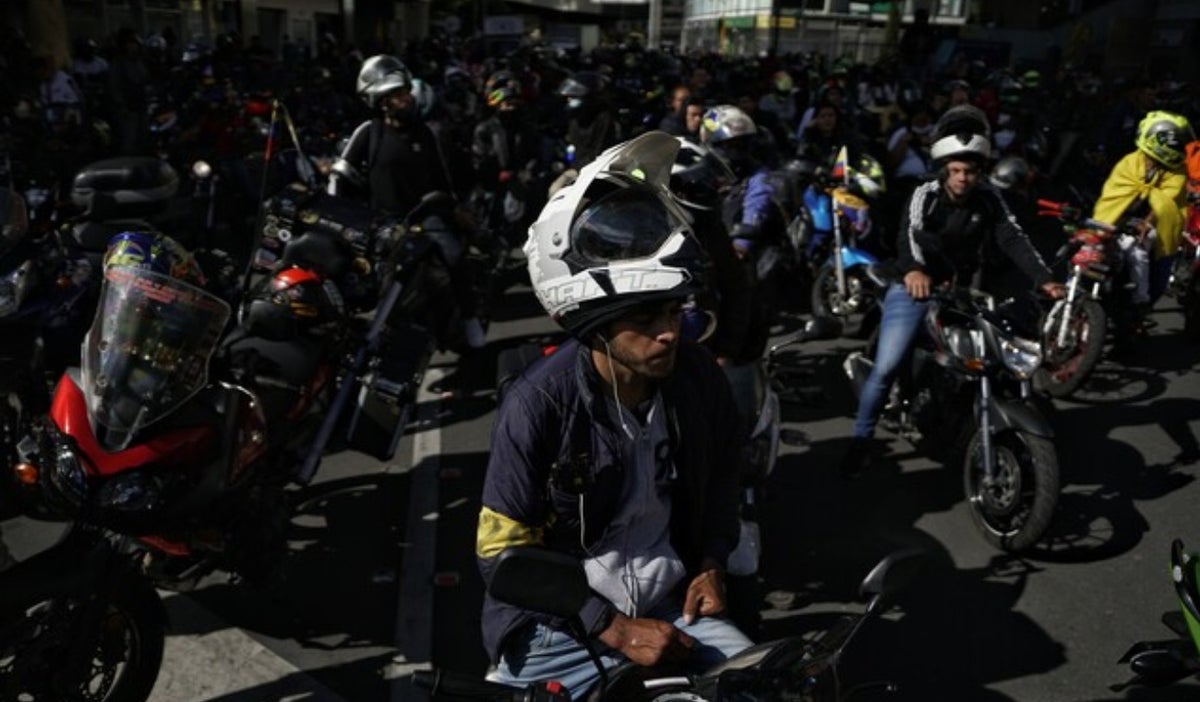 Panorama de motociclistas en Bogota
