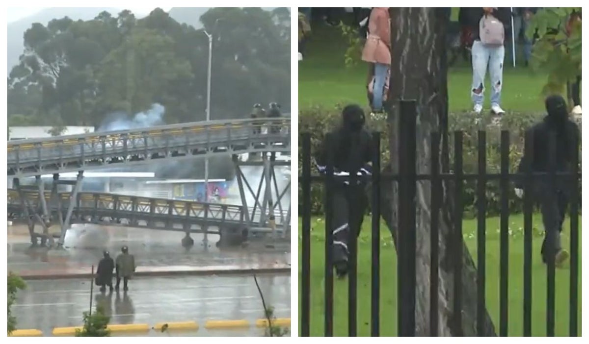 Protestas en Universidad Nacional