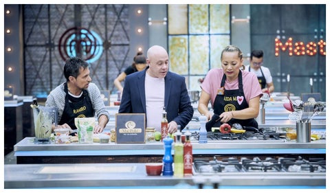 Ramiro y Aída Morales en MasterChef