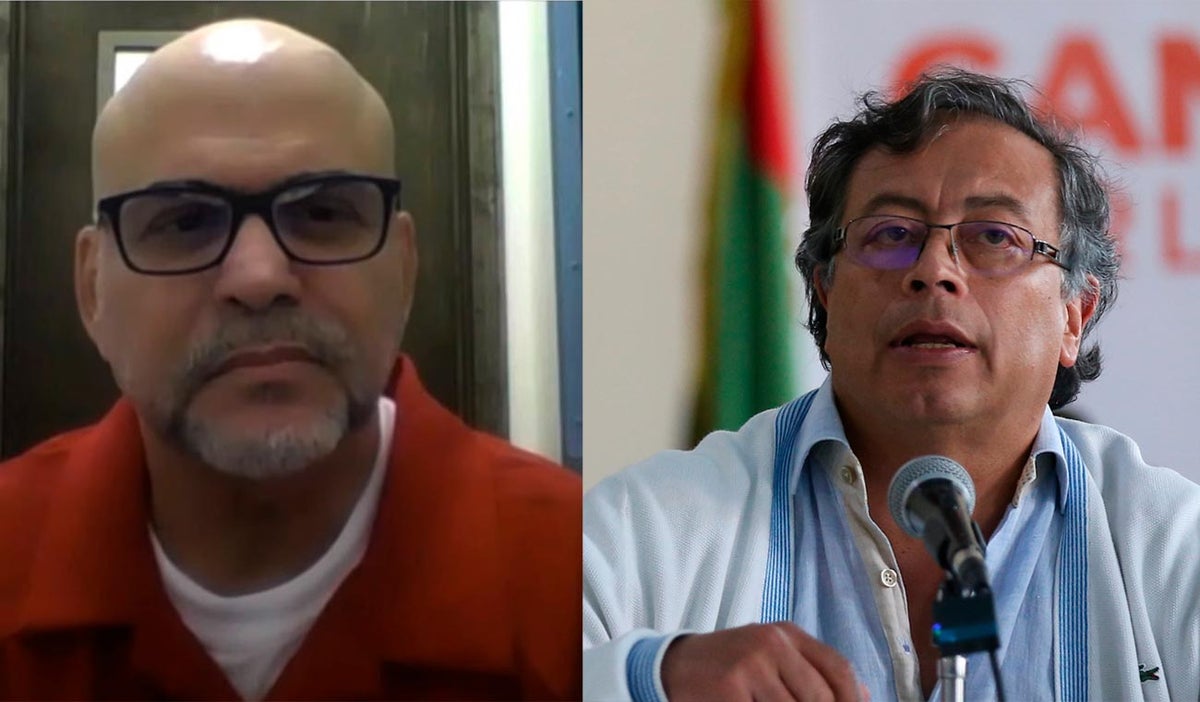 Salvatore Mancuso y Gustavo Petro