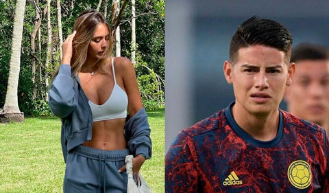 Shannon de Lima y James Rodríguez