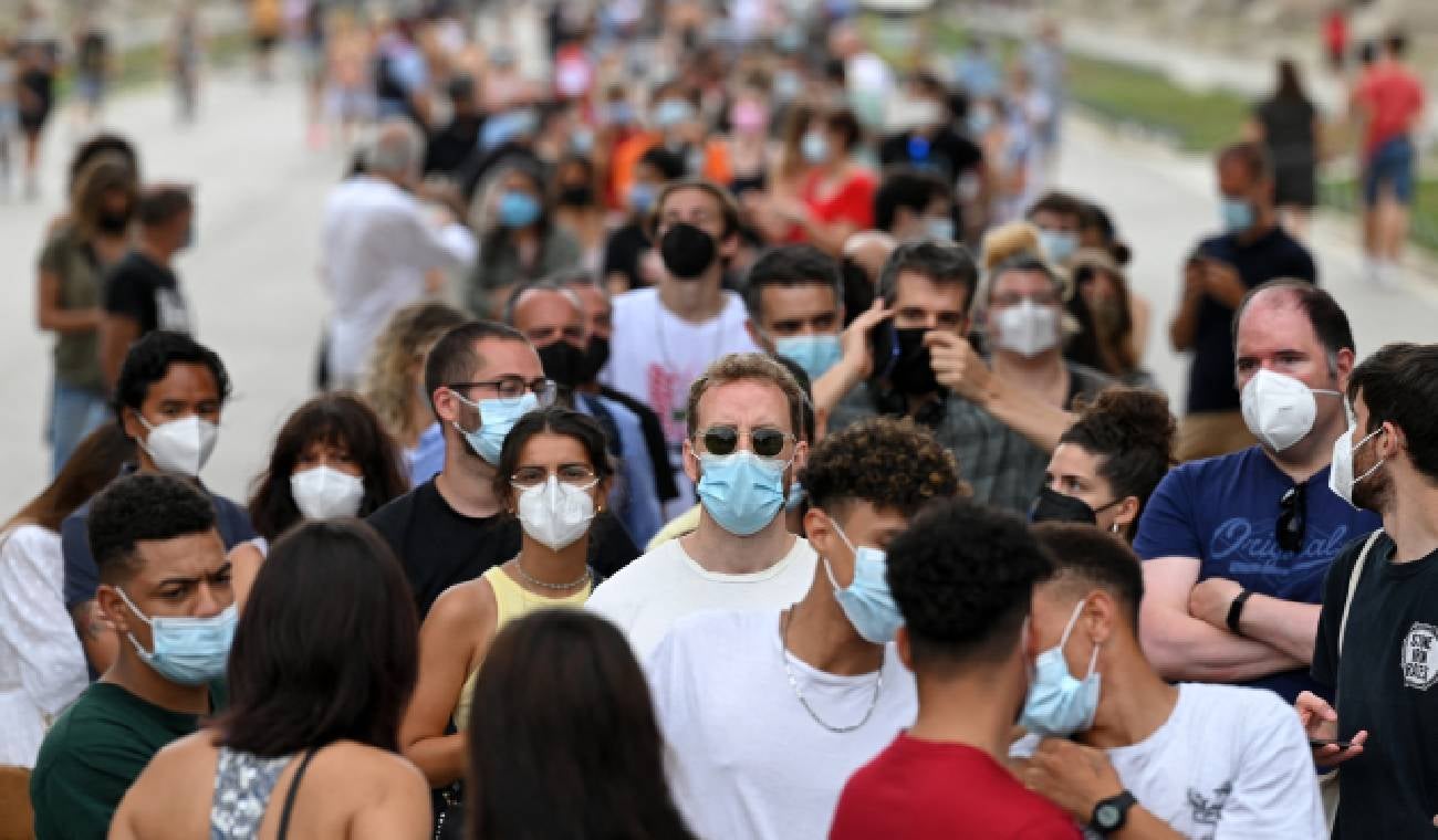 Tapabocas en España