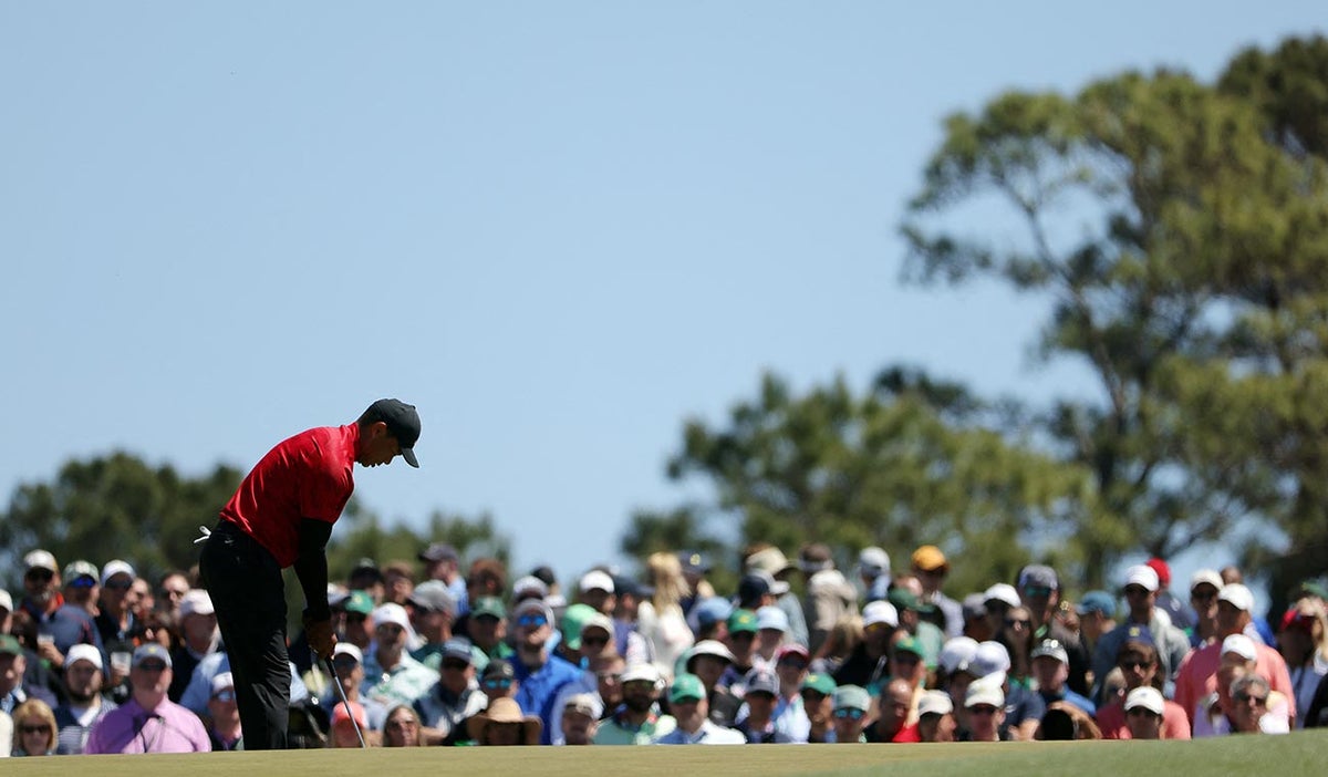 Tiger Woods en el Masters de Augusta