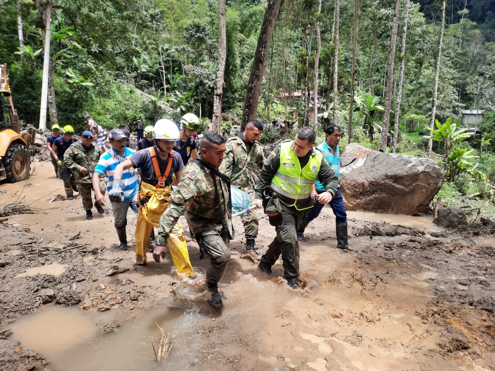 deslizamiento en Viota