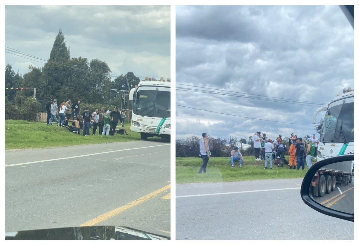 Videos de la batalla campal en via Cota - Chía