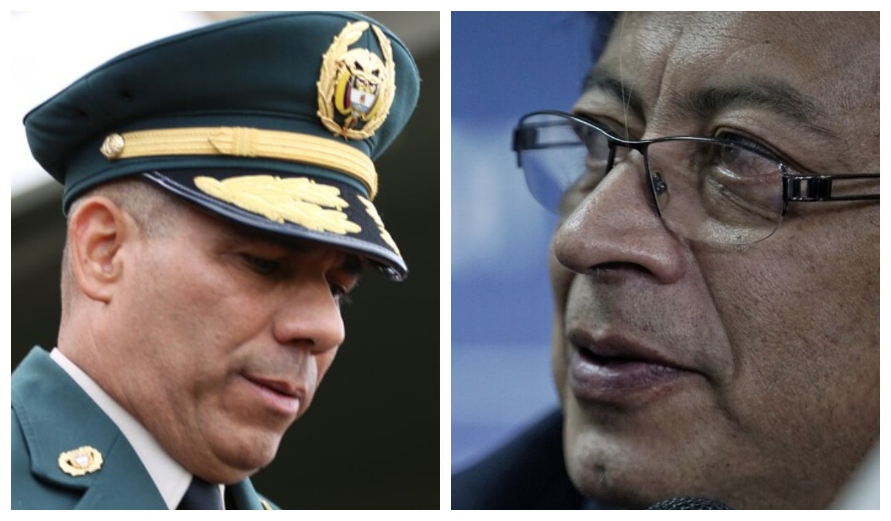 General Zapateiro y Gustavo Petro están enfrentados