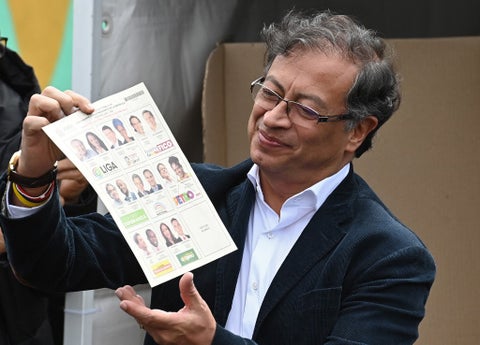 Gustavo Petro, candidato del Pacto Histórico en segunda vuelta