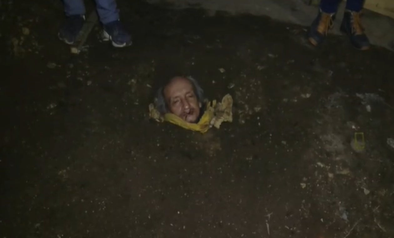 Adulto mayor enterrado vivo en Usme