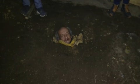 Adulto mayor enterrado vivo en Usme