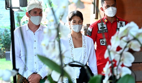 Alina Fazleeva y su esposo Andrey Fazleev