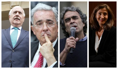 Álvaro Uribe, Pastrana y candidatos presidenciales