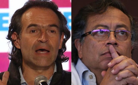 Fico Gutiérrez y Gustavo Petro