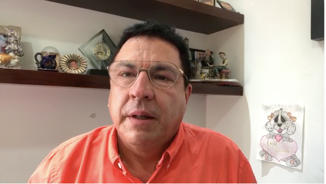 Senador liberal Miguel Ángel Pinto