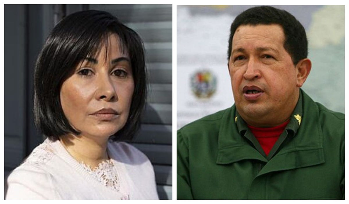 Claudia Patricia Díaz Guillén y Hugo Chávez