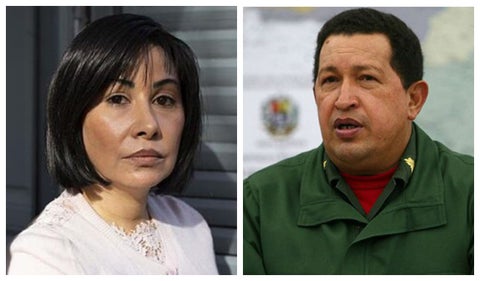 Claudia Patricia Díaz Guillén y Hugo Chávez