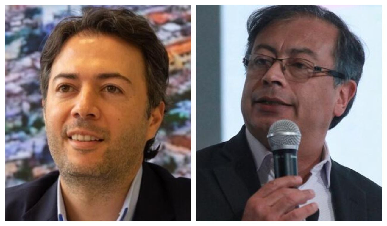 Daniel Quintero y Gustavo Petro