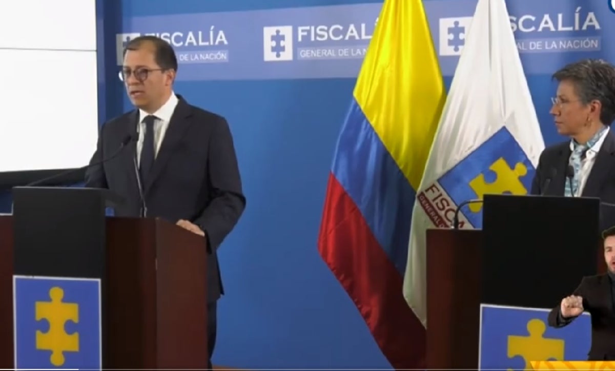 Fiscal Francisco Barbosa y alcaldesa Claudia López