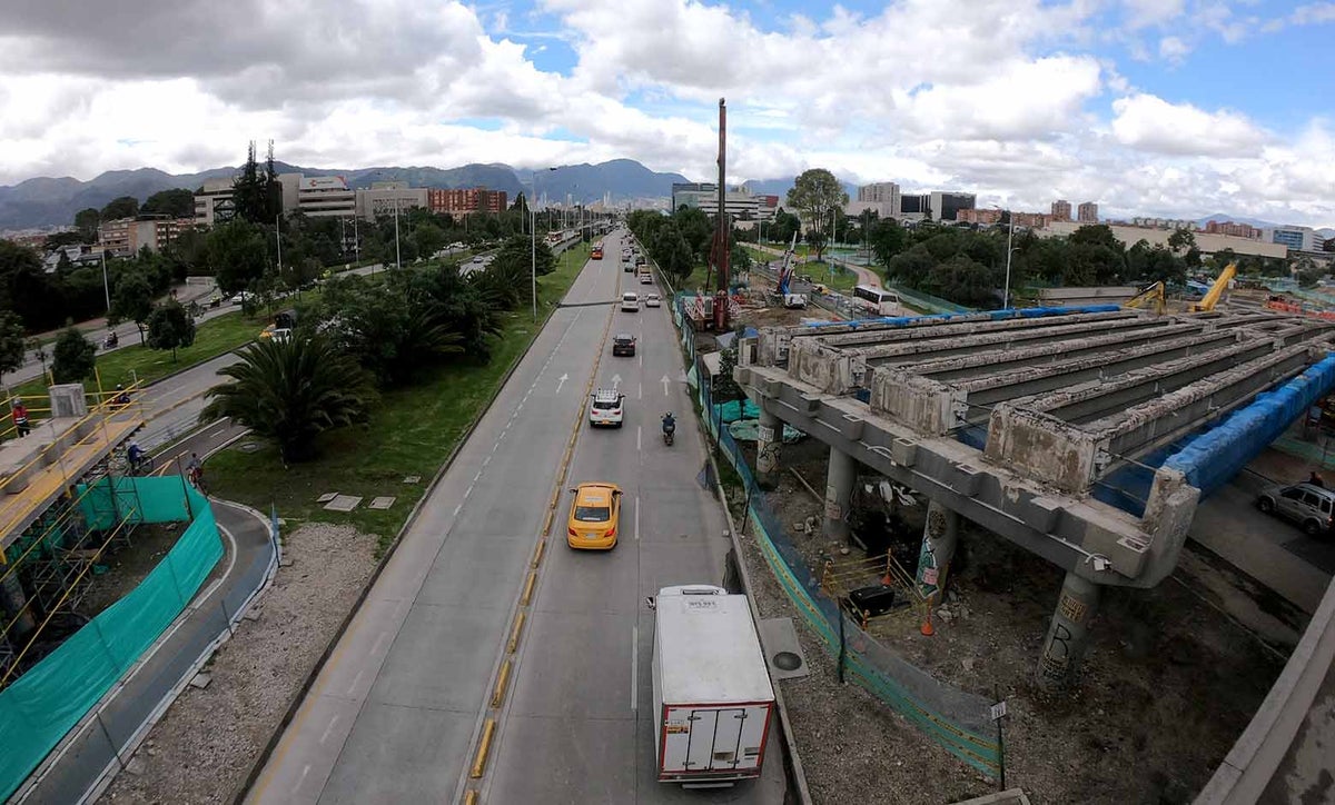 Obra puente Avenida 68 con Calle 26