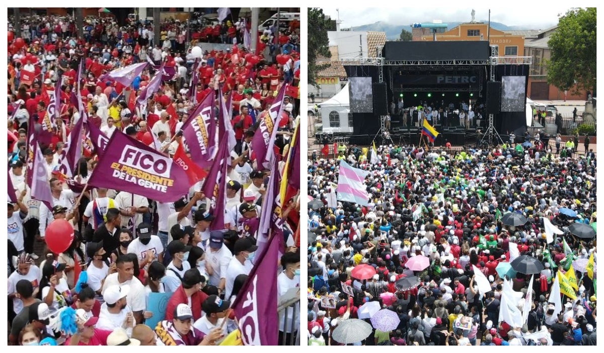 Giras de Fico Gutiérrez y Petro