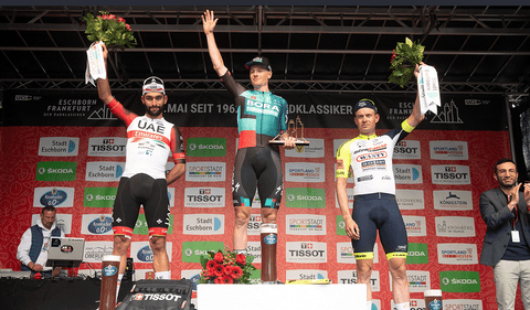 Giro de Italia 2022 podio etapa 11