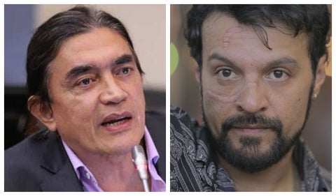 Gustavo Bolivar y Julian Román