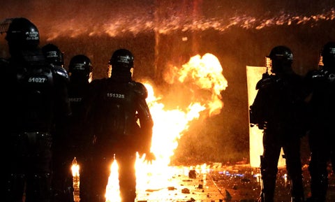 Disturbios en la Universidad Nacional de Bogotá
