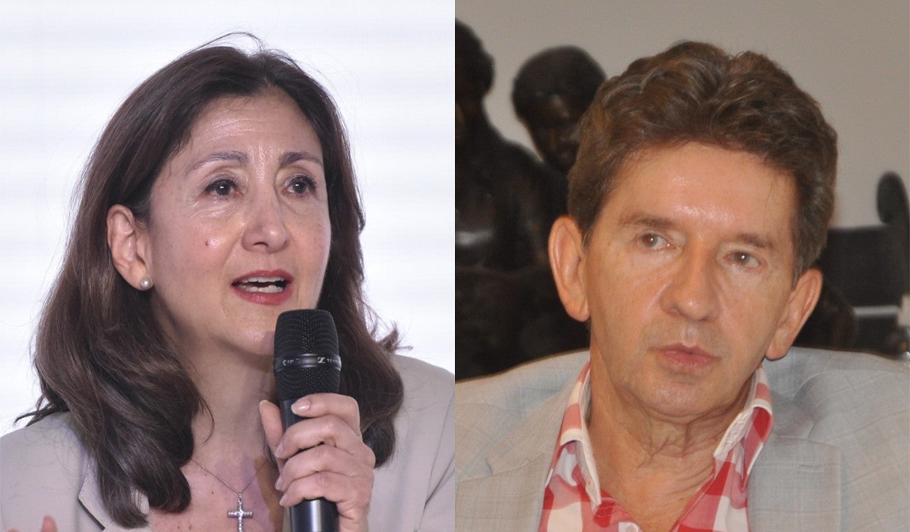 Ingrid Betancourt y Luis Pérez