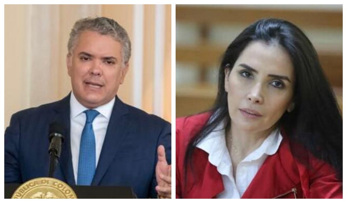 Iván Duque y Aida Merlano