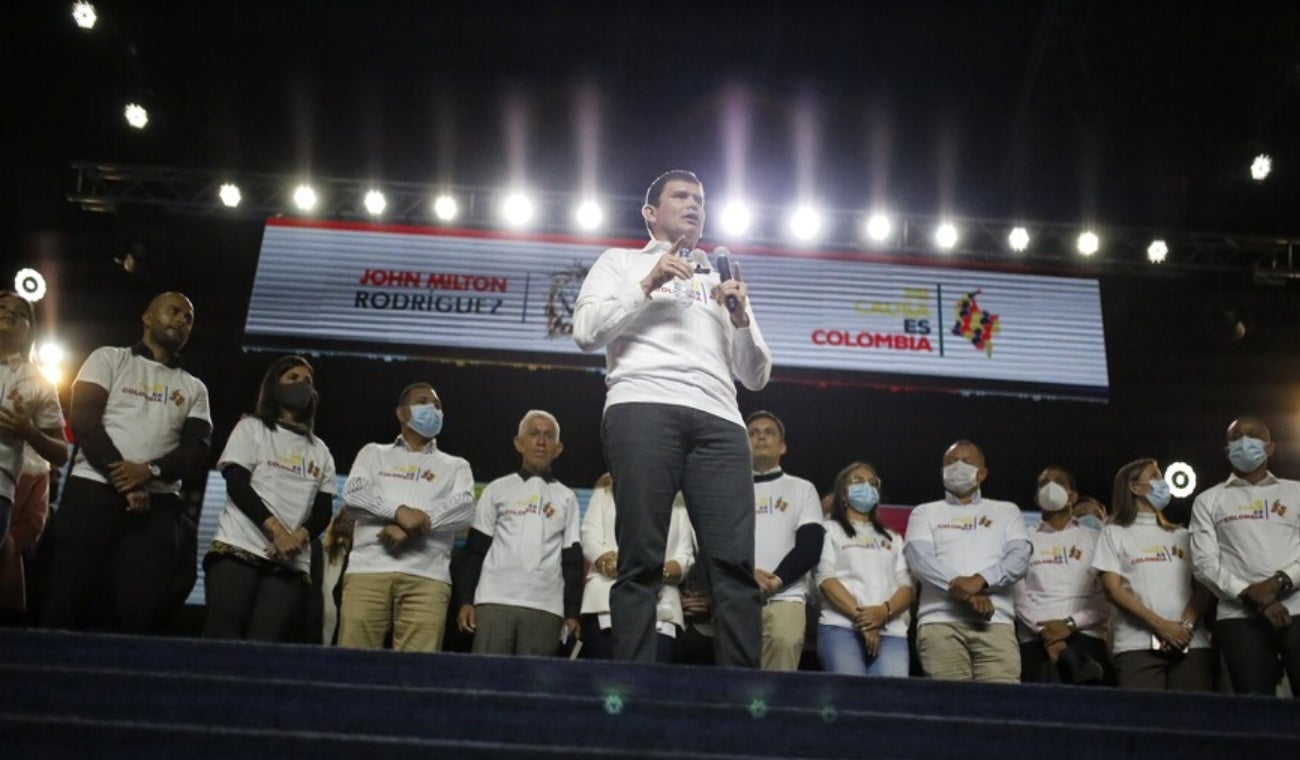Jhon Milton Rodríguez, candidato presidencial
