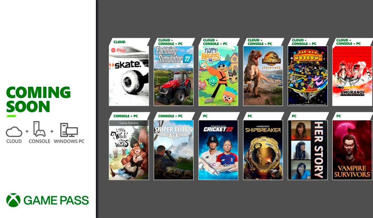 Xbox Games Pass juegos Mayo 2022