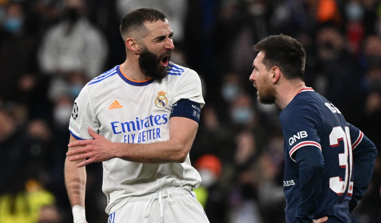 Karim Benzema y Lionel Messi