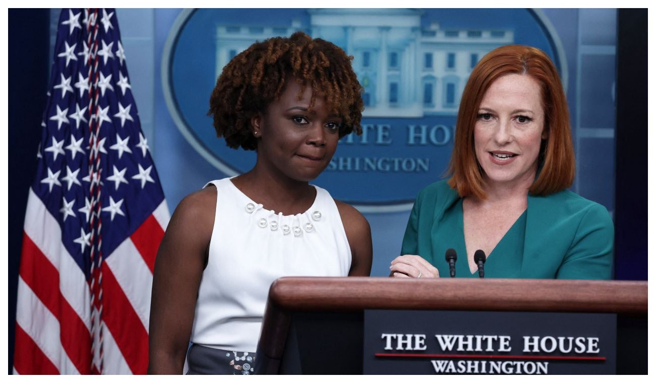 Karine Jean-Pierre, portavoz de la Casa Blanca