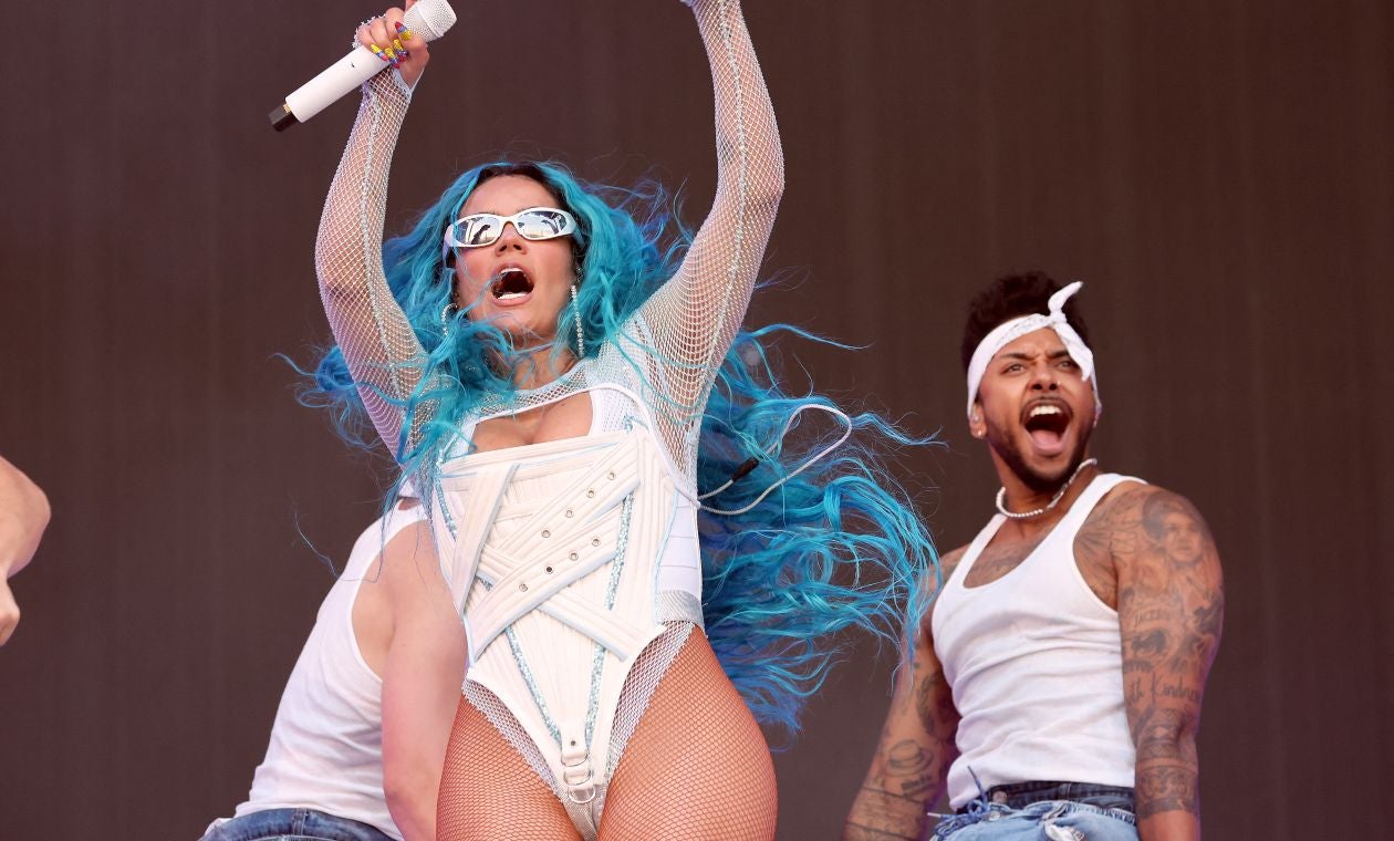 Karol G, exgordita que mostró en hilo su celulitis