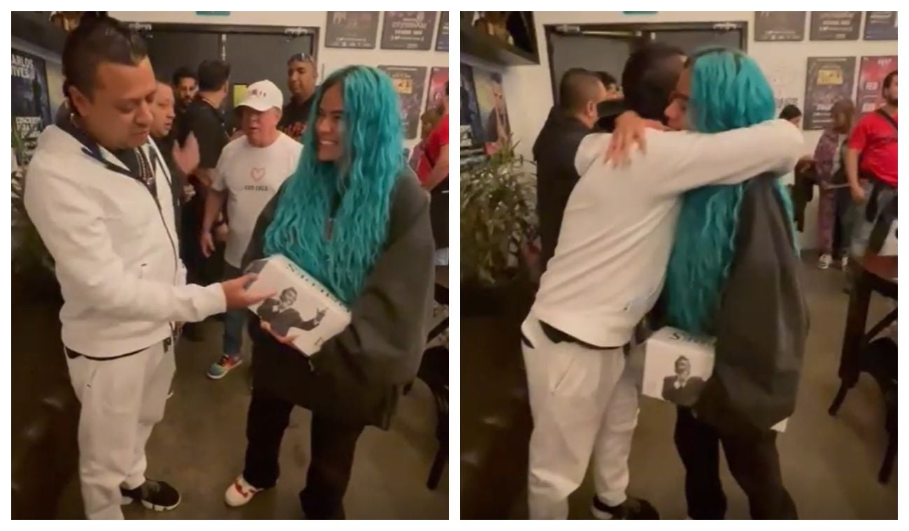 Karol G y el regalo de uno de los hijos de Diomedes Díaz