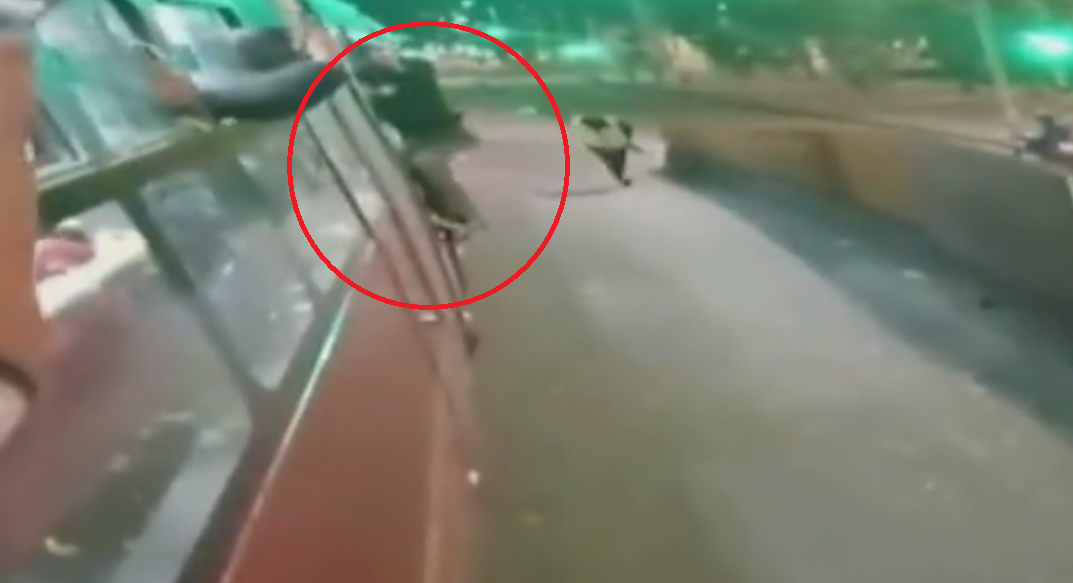 Ladrón atrapado en TransMilenio