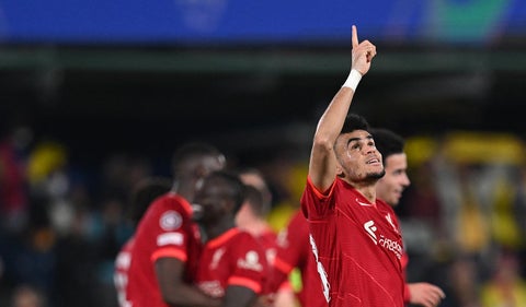 Luis Díaz con Liverpool