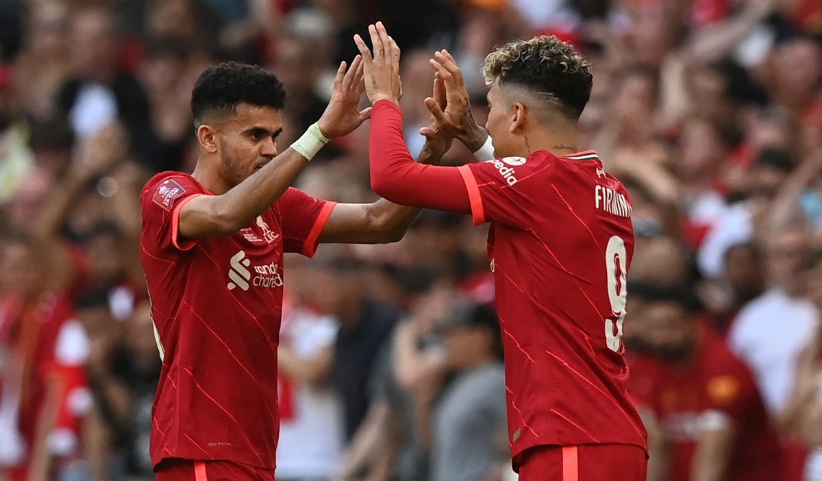 Luis Díaz en partido Liverpool vs Chelsea en la final de la FA Cup 2022