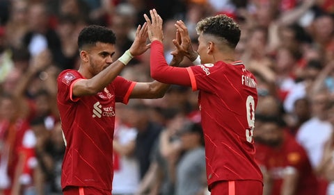 Luis Díaz en partido Liverpool vs Chelsea en la final de la FA Cup 2022