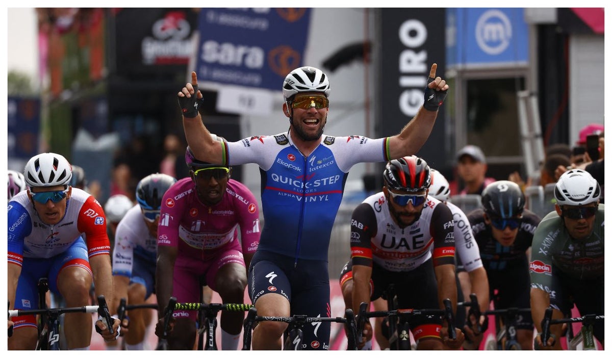 Mark Cavendish, etapa 3 Giro de Italia