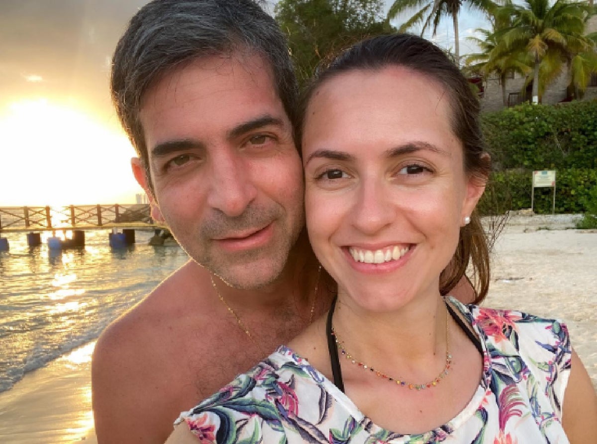 Marcelo Pecci y su esposa Claudia Aguilera