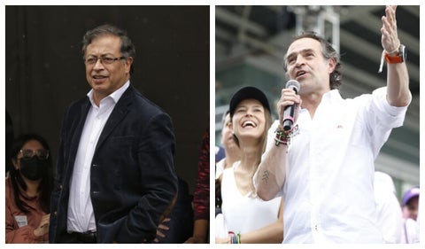 Gustavo Petro y Fico Gutiérrez pasan a segunda vuelta presidencial