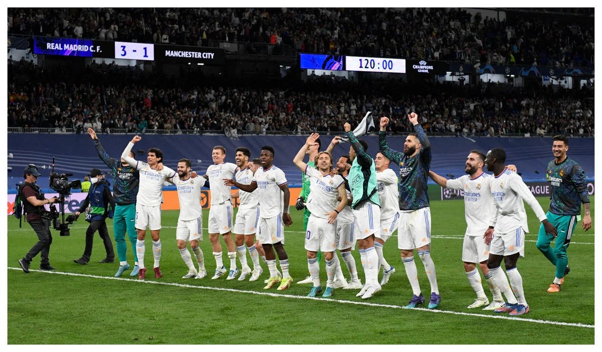 Real Madrid vs Manchester City