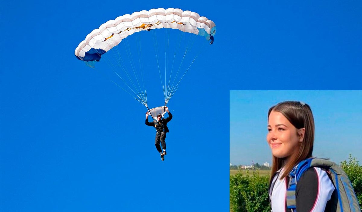 Romane Hcastgnou, mujer que murió en un salto en paracaídas