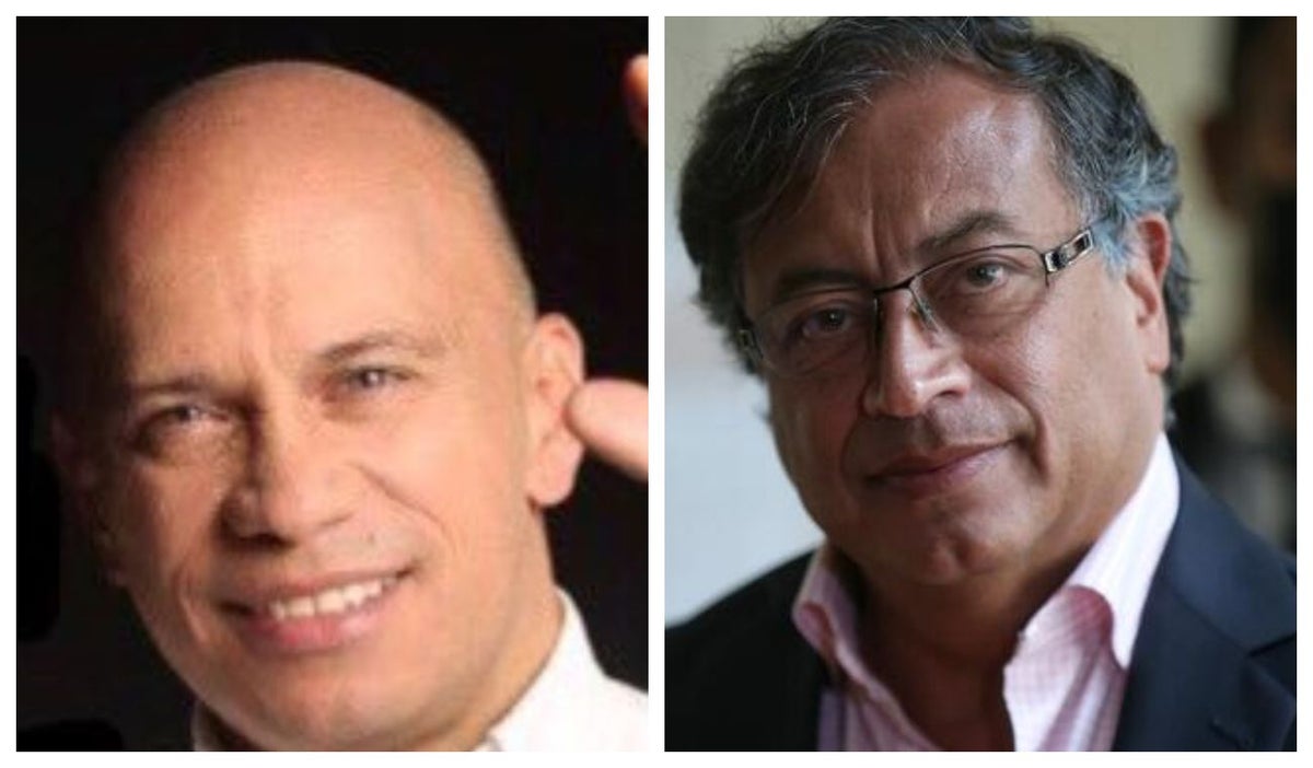 Sergio Araújo y Gustavo Petro