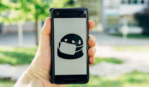 Smartphone infectado con virus