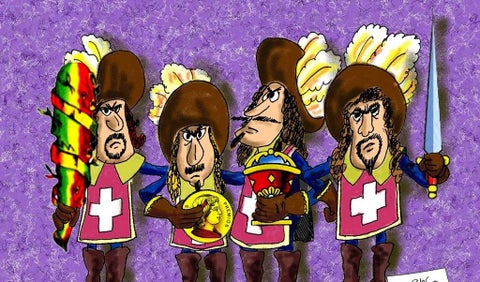 ¿Por qué los tres mosqueteros eran cuatro?