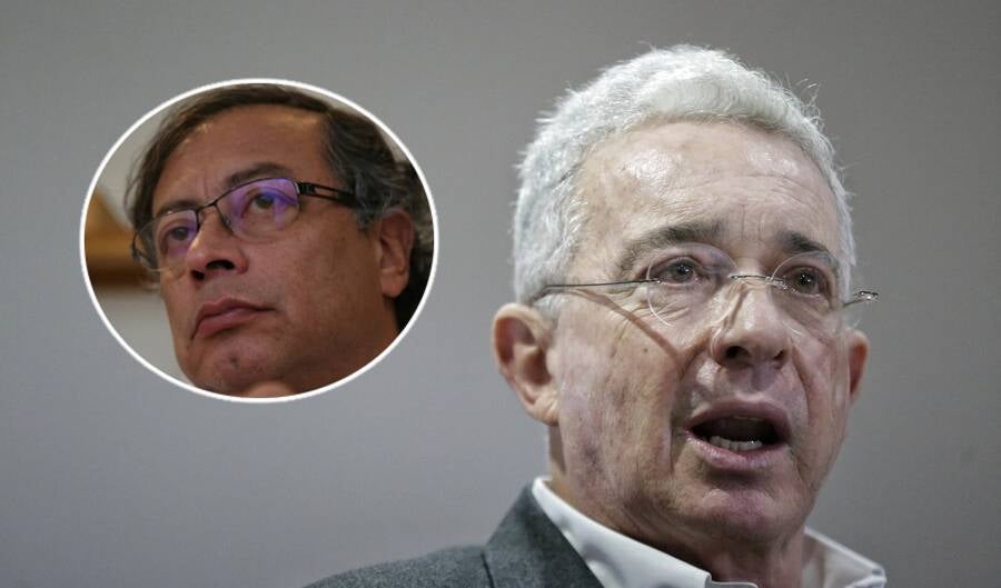 Álvaro Uribe arremete contra Gustavo Petro