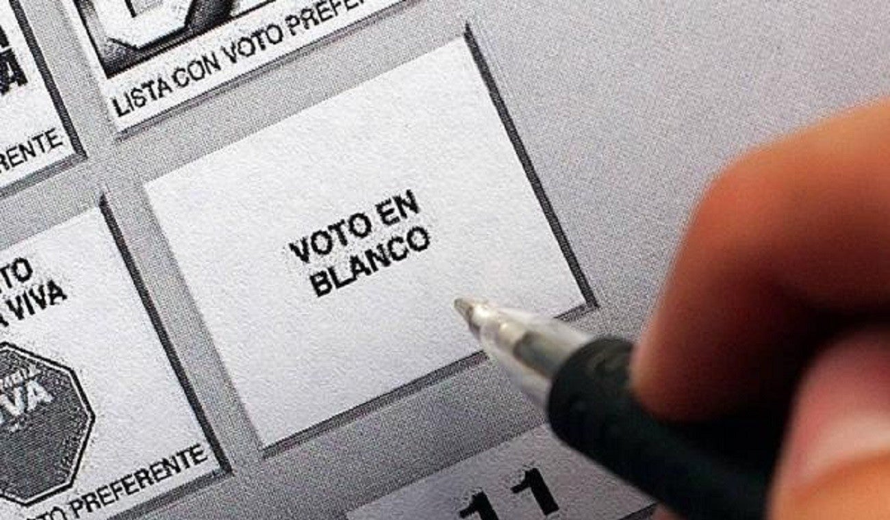 Voto en blanco