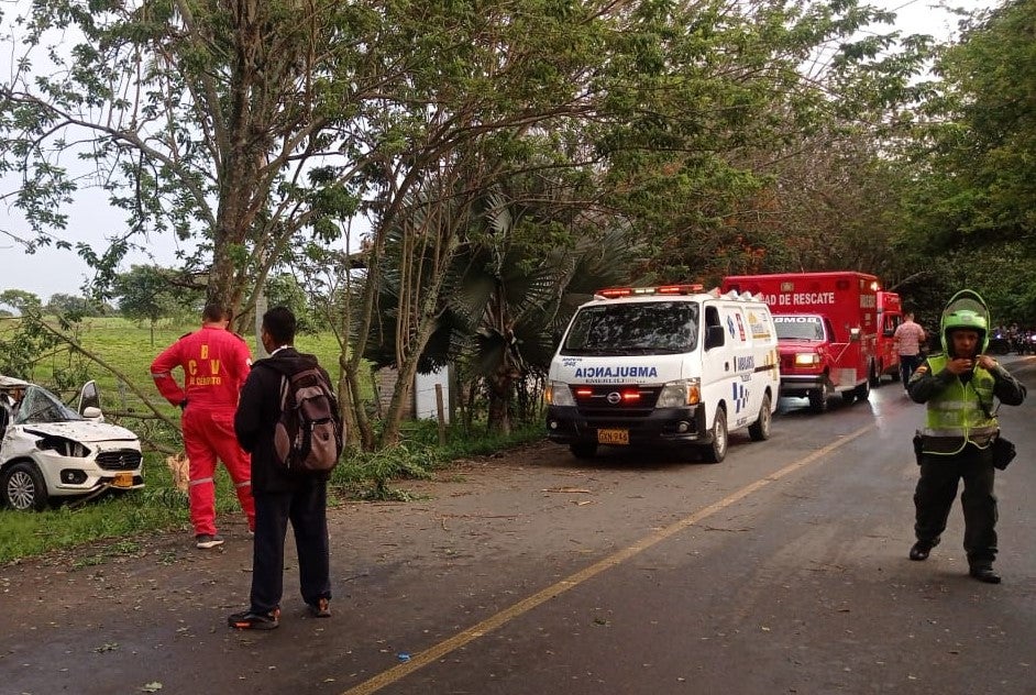 Accidente tránsito El Cerrito, Valle del Cauca