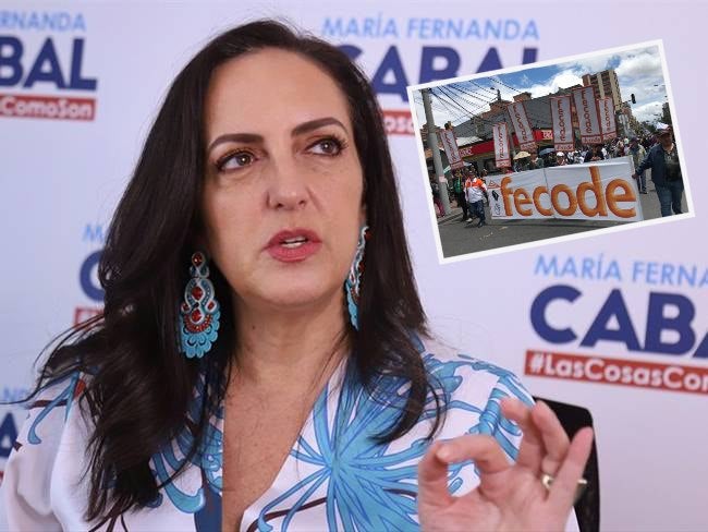 María Fernanda Cabal y Fecode